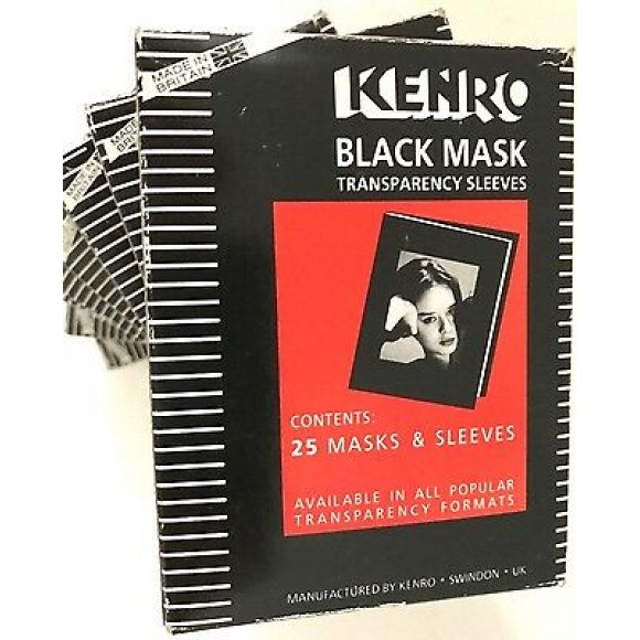 Kenro 35mm Multi Black Masks And Transparency Sleeves KBM 009/A