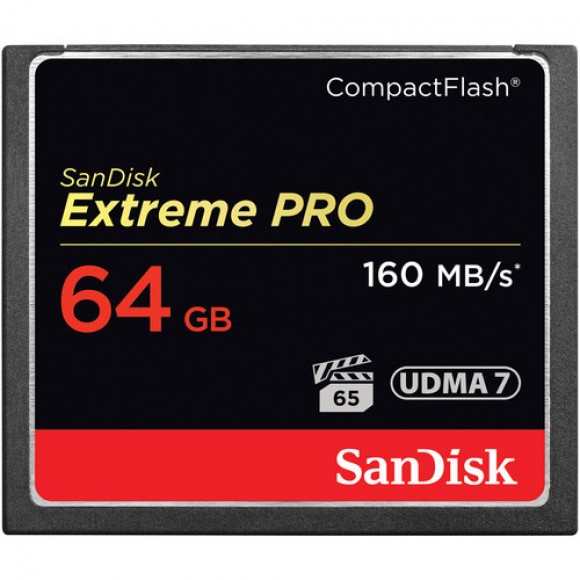 SanDisk 64GB Extreme Pro  Compact Flash CF Card 1067x (160MB/s)