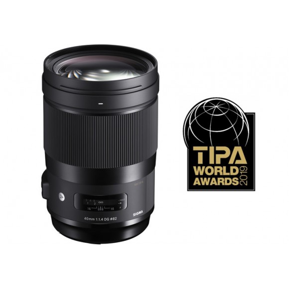Sigma 40mm f/1.4 DG HSM Art Lens for Nikon F - TIPA Award Winner 2019