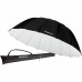 Westcott 7 Foot Parabolic Umbrella (Black/White) with Carry Case WES4634
