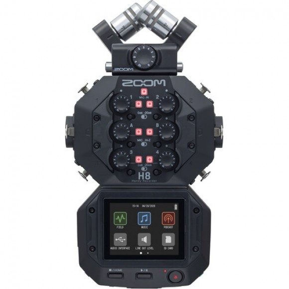 Zoom H8 Audio - 8-Input / 12-Track Portable Handy Recorder Zoom H8 Audio - 8-Input / 12-Track Portable Handy Recorder