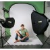 Lastolite Black/White Collapsible Background with Trains 1.8m x 2.15m LAS6701