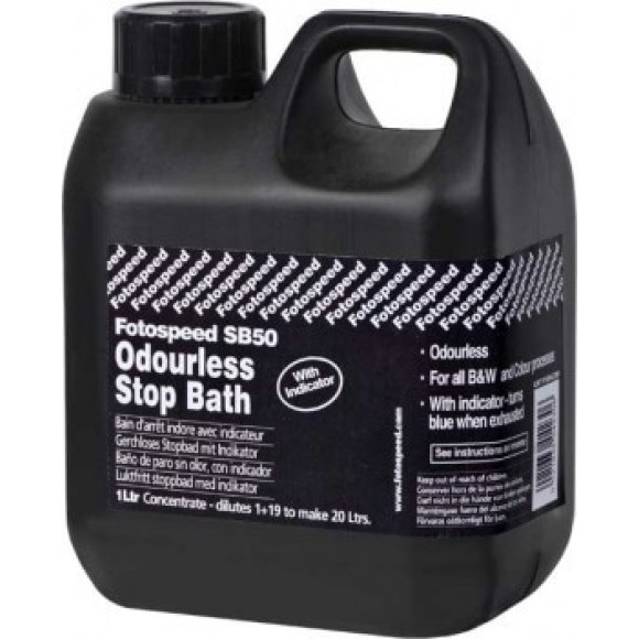 Fotospeed SB50 Odourless Stop Bath 1 LITRE