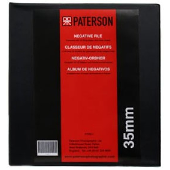 Paterson Neg File Binder with 35mm pages (25) PTP611