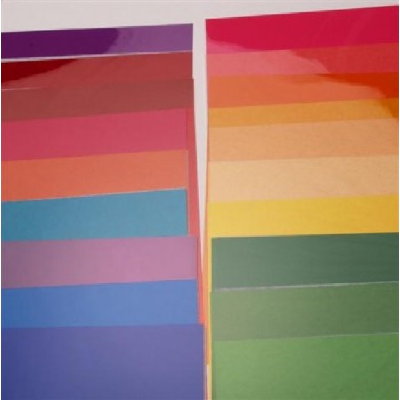 Elinchrom 21cm Assorted Colour Gels (20)