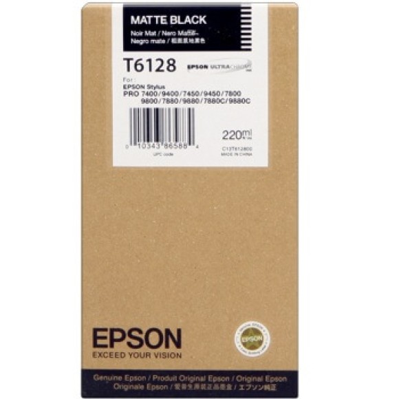 Epson Matte Black 220ml ink T612800