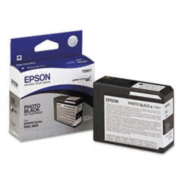 Epson Photo Black Ink for 3800 & 3880 Printers 80ml T5801