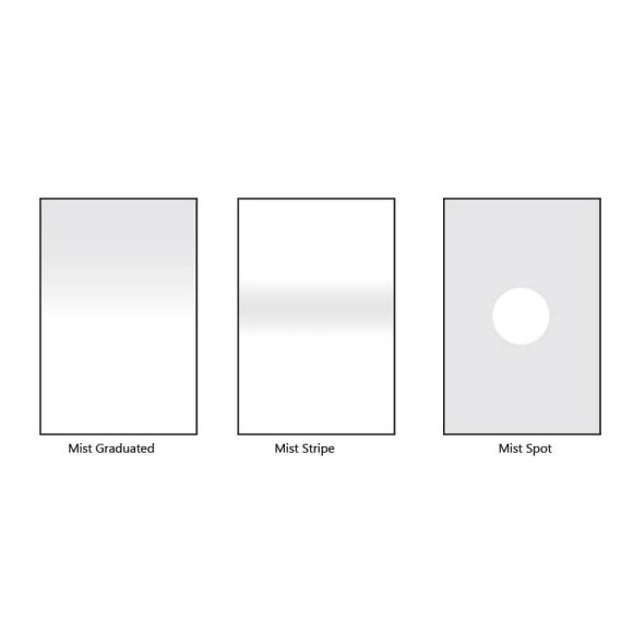 Lee filters Mist Set of 3 Filters: Graduated, Stripe & Clear Mist Spot
