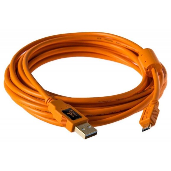 TetherTools TetherPro USB 2.0 A Male to Micro-B 5 Pin 4.6m Cable - CU5430