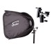 Strobies 40cm Fold-up Hotshoe Softbox with Universal Tilting Bracket INT334