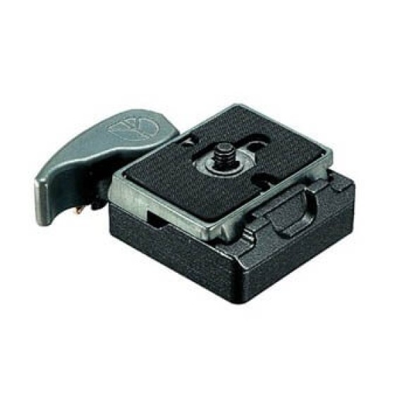 Manfrotto 323 Quick change rect. plate adapter for Tripod or Monopod