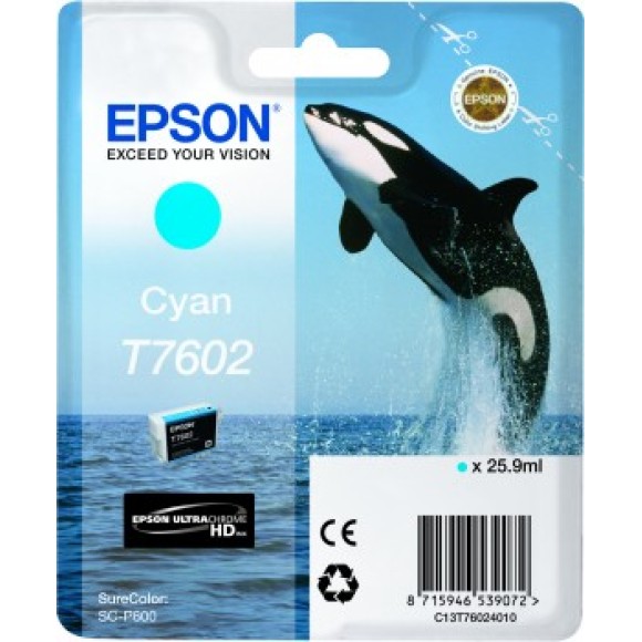 Epson Cyan Ink Sure color T7602